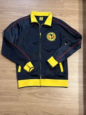 Navy & Yellow Track Jacket the Mexican football club